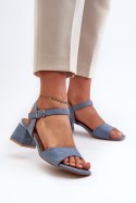 Sandały Model Leisha LT33-10 Blue - Step in style Step in style Sandały Model Leisha LT33-10 Blue - Step in style Step in style
