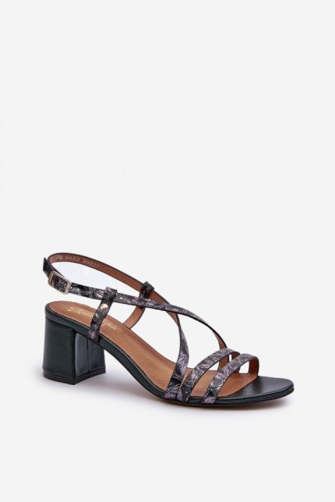 Sandały Model Maciejka 06653-09 Dark Green - Step in style Step in style Sandały Model Maciejka 06653-09 Dark Green - Step in style Step in style