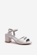 Sandały Model Narhi 20241 Silver - Step in style Step in style Sandały Model Narhi 20241 Silver - Step in style Step in style
