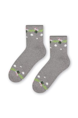 Skarpety Model 123-032 Melange Grey - Steven Steven