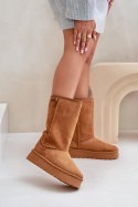 Śniegowce Model Big Star OO274893 Camel - Step in style Step in style Śniegowce Model Big Star OO274893 Camel - Step in style Step in style