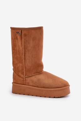 Śniegowce Model Big Star OO274893 Camel - Step in style Step in style