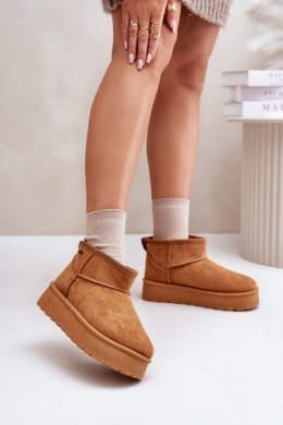Śniegowce Model Big Star OO274A098 Camel - Step in style Step in style