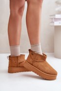 Śniegowce Model Big Star OO274A098 Camel - Step in style Step in style Śniegowce Model Big Star OO274A098 Camel - Step in style Step in style