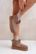 Śniegowce Model Big Star OO274A100 Beige - Step in style Step in style Śniegowce Model Big Star OO274A100 Beige - Step in style Step in style