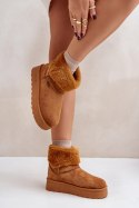 Śniegowce Model Big Star OO274A106 Camel - Step in style Step in style Śniegowce Model Big Star OO274A106 Camel - Step in style Step in style