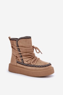 Śniegowce Model Naleris MD1094-8 Brown - Step in style Step in style