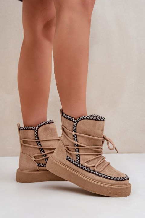 Śniegowce Model Naleris MD1094-8 Brown - Step in style Step in style Śniegowce Model Naleris MD1094-8 Brown - Step in style Step in style