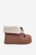 Śniegowce Model Olimuka VL212P Beige - Step in style Step in style Śniegowce Model Olimuka VL212P Beige - Step in style Step in style