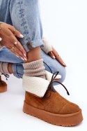 Śniegowce Model Olimuka VL212P Camel - Step in style Step in style Śniegowce Model Olimuka VL212P Camel - Step in style Step in style