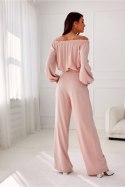 Spodnie Damskie Model Alaya ROZ SPD0032 Pink - Roco Fashion Roco Fashion Spodnie Damskie Model Alaya ROZ SPD0032 Pink - Roco Fashion Roco Fashion