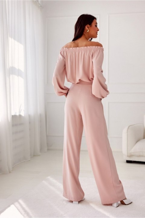 Spodnie Damskie Model Alaya ROZ SPD0032 Pink - Roco Fashion Roco Fashion Spodnie Damskie Model Alaya ROZ SPD0032 Pink - Roco Fashion Roco Fashion