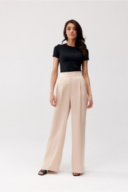 Spodnie Damskie Model Elsa BEZ SPD0034 Beige - Roco Fashion Roco Fashion