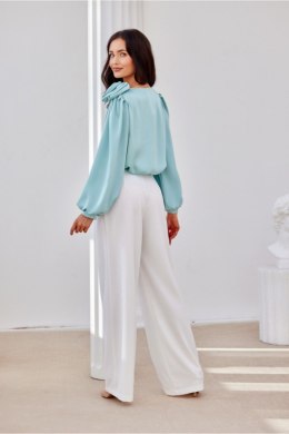 Spodnie Damskie Model Ginny EKR SPD0040 Ecru - Roco Fashion Roco Fashion