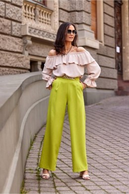 Spodnie Damskie Model LIM SPD0020 Limonka - Roco Fashion Roco Fashion