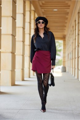 Spodnie Spódnicospodnie Model Selene BOR SPN0006 Bordo - Roco Fashion Roco Fashion