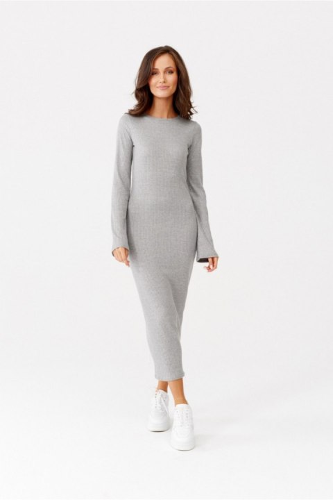 Sukienka Model Ferrara SZA SUK0415 Grey - Roco Fashion Roco Fashion Sukienka Model Ferrara SZA SUK0415 Grey - Roco Fashion Roco Fashion