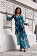 Sukienka Model Nicole SUK0419 64D Multicolor - Roco Fashion Roco Fashion Sukienka Model Nicole SUK0419 64D Multicolor - Roco Fashion Roco Fashion
