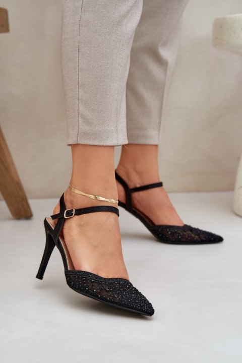 Szpilki Model Nanadra CC241P Black - Step in style Step in style