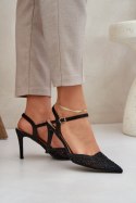 Szpilki Model Nanadra CC241P Black - Step in style Step in style