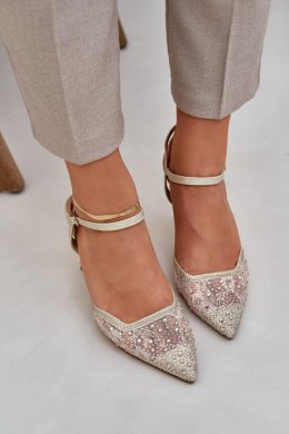 Szpilki Model Nanadra CC241P Gold - Step in style Step in style