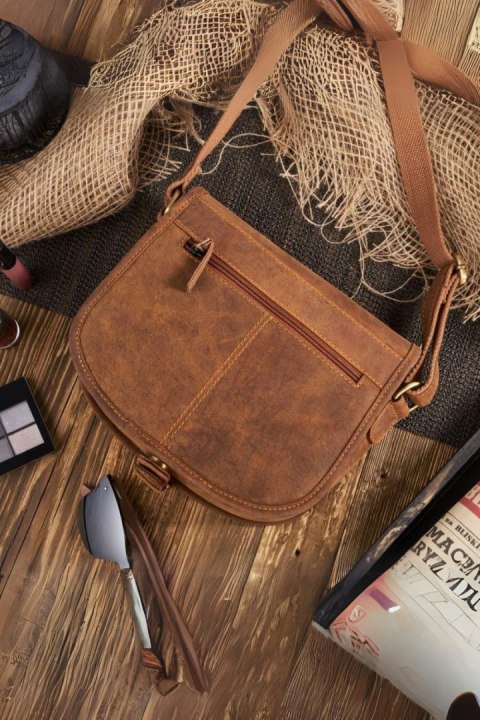 Torebka Model T-39-LB Brown - Galanter Galanter Torebka Model T-39-LB Brown - Galanter Galanter