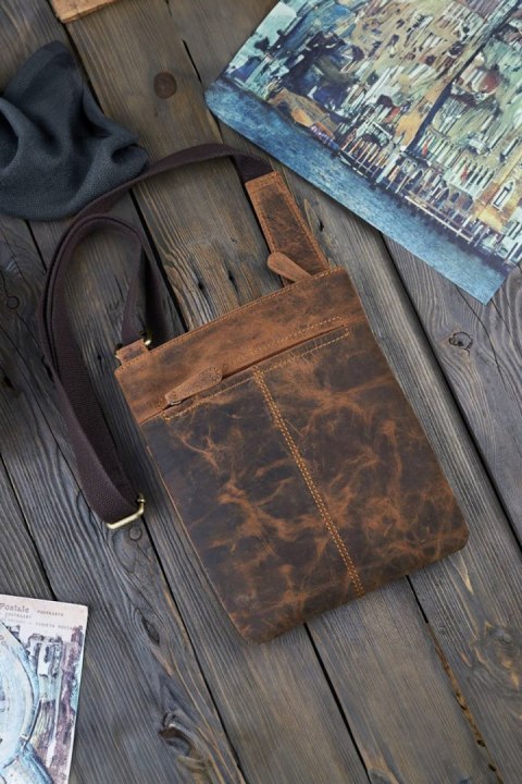 Torebka Model T-60-HBR Brown - Galanter Galanter Torebka Model T-60-HBR Brown - Galanter Galanter