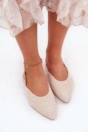 Baleriny Model Hefion 2233 Beige - Step in style Step in style Baleriny Model Hefion 2233 Beige - Step in style Step in style