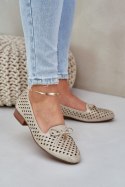 Baleriny Model Relabra ASA222-5 Gold - Step in style Step in style Baleriny Model Relabra ASA222-5 Gold - Step in style Step in style