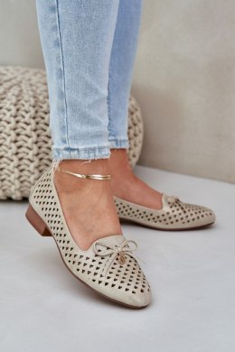 Baleriny Model Relabra ASA222-5 Gold - Step in style Step in style