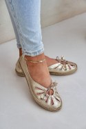 Baleriny Model Zazoo 10179 Gold - Step in style Step in style Baleriny Model Zazoo 10179 Gold - Step in style Step in style