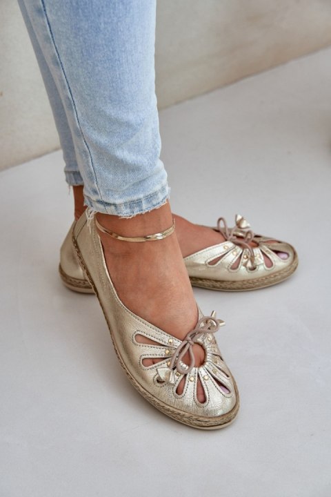 Baleriny Model Zazoo 10179 Gold - Step in style Step in style Baleriny Model Zazoo 10179 Gold - Step in style Step in style