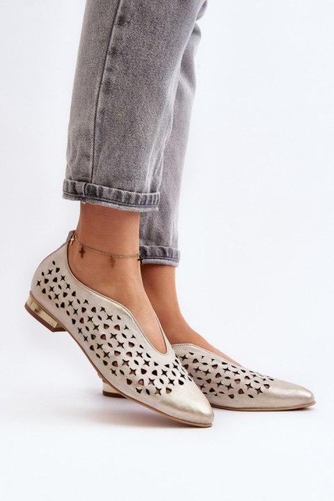Baleriny Model Zazoo 2883/004 Gold - Step in style Step in style Baleriny Model Zazoo 2883/004 Gold - Step in style Step in style