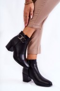 Botki Model Astrid BT604 Black - Step in style Step in style Botki Model Astrid BT604 Black - Step in style Step in style