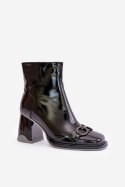 Botki Model DA MR880-021 Black - Step in style Step in style Botki Model DA MR880-021 Black - Step in style Step in style