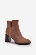 Botki Model Erillia JC103 Brown - Step in style Step in style Botki Model Erillia JC103 Brown - Step in style Step in style