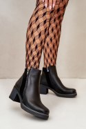 Botki Model Revianna KE209P Black - Step in style Step in style Botki Model Revianna KE209P Black - Step in style Step in style