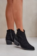 Botki Model S.Barski HY51-061 Black - Step in style Step in style Botki Model S.Barski HY51-061 Black - Step in style Step in style