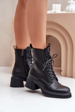 Botki Model Vinceza 66671 Black Skóra - Step in style Step in style