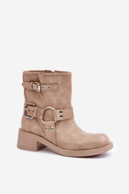 Botki Model Zazoo 3644 Beige - Step in style Step in style
