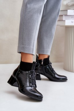 Botki Model Zazoo 60503 Black - Step in style Step in style