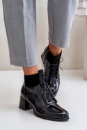 Botki Model Zazoo 60503 Black - Step in style Step in style Botki Model Zazoo 60503 Black - Step in style Step in style