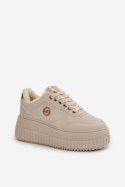 Buty Sportowe Model Ardiela TL291-8 Beige - Step in style Step in style Buty Sportowe Model Ardiela TL291-8 Beige - Step in style Step in style