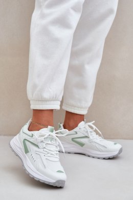 Buty Sportowe Model Big Star NN274A095 HI-POLY SYSTEM White/Green - Step in style Step in style