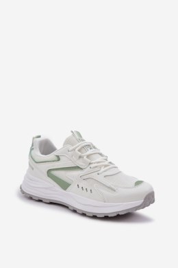 Buty Sportowe Model Big Star NN274A095 HI-POLY SYSTEM White/Green - Step in style Step in style