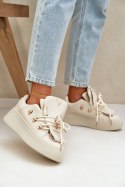 Buty Sportowe Model Dolistana LH205-8 Beige - Step in style Step in style Buty Sportowe Model Dolistana LH205-8 Beige - Step in style Step in style