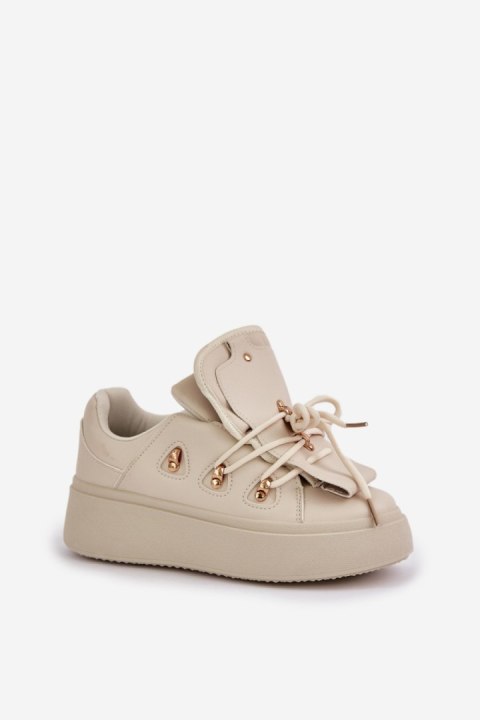Buty Sportowe Model Dolistana LH205-8 Beige - Step in style Step in style Buty Sportowe Model Dolistana LH205-8 Beige - Step in style Step in style