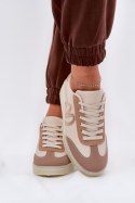 Buty Sportowe Model Iladira C2038-4 Gold/Beige - Step in style Step in style Buty Sportowe Model Iladira C2038-4 Gold/Beige - Step in style Step in style