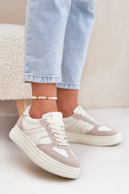 Buty Sportowe Model Lesida 8912 Beige - Step in style Step in style