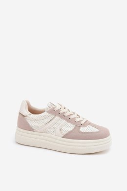 Buty Sportowe Model Lesida 8912 Beige - Step in style Step in style